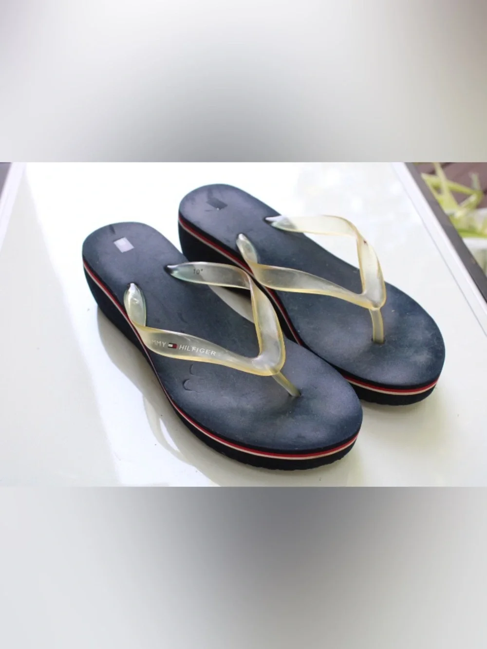 Vintage Tommy Hifigee y2k wedge sandals